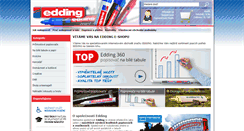 Desktop Screenshot of edding-shop.cz